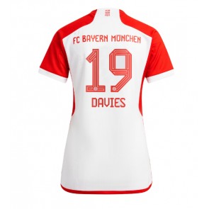 Lacne Ženy Futbalové dres Bayern Munich Alphonso Davies #19 2023-24 Krátky Rukáv - Domáci